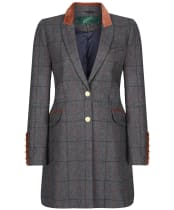 Women’s Holland Cooper Kempton Wool Coat - Mid Blue Check