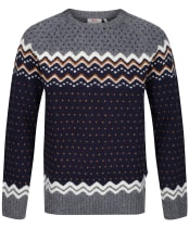 Men’s Fjallraven Ovik Knit Sweater - Dark Navy