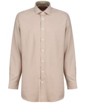 Men's Schoffel Newton Tailored Sporting Shirt - Mole