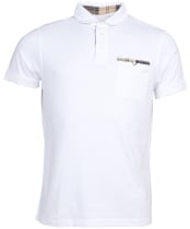 Men’s Barbour Corpatch Polo Shirt - White