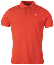 Men's Barbour Sports Polo 215G - Paprika
