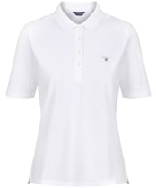 Women’s GANT Original LSS Pique Shirt - White