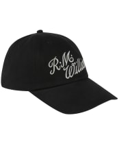R.M. Williams Script Cap - Black Silver