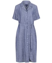 Women’s GANT Linen Chambray Shirt Dress - Persian Blue