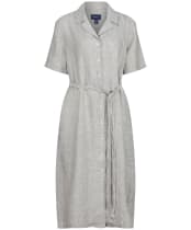 Women’s GANT Linen Chambray Shirt Dress - Aloe Green