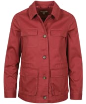 Women’s Barbour Saltwater Overshirt - Mulberry