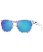 Oakley Manorburn Prizm Sapphire Sunglasses - Polished Clear