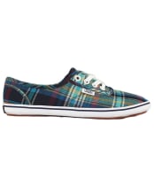 Women’s Vans Cedar Shoes - Plaid Navy Multi