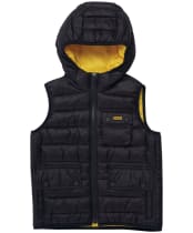 Boy’s Barbour International Ouston Hooded Gilet - Black