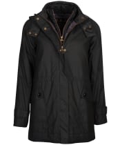 Women's Barbour Cannich Wax Jacket - Black
