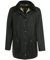 Women’s Barbour Tain Waxed Jacket - Sage