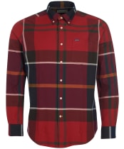 Men’s Barbour Dunoon Tailored Shirt - Red