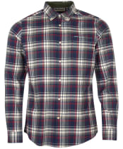 Men’s Barbour Crossfell Tailored Shirt - Navy Check