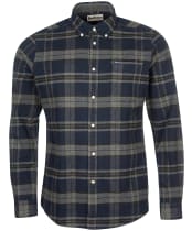 Men’s Barbour Betsom Tailored Shirt - Grey Marl Check