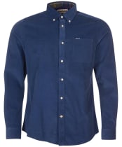 Men’s Barbour Ramsey Tailored Shirt - Dark Denim