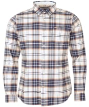 Men’s Barbour Portdown Tailored Shirt - Ecru Check