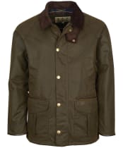 Men’s Barbour Stratford Wax Jacket - Olive