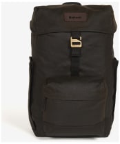 Barbour Essential Wax Backpack - Olive