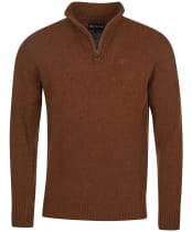 Men's Barbour Essential Wool Half Zip Sweater - Sandstone