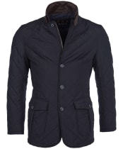 Men's Barbour Lutz Quilted Jacket - Navy