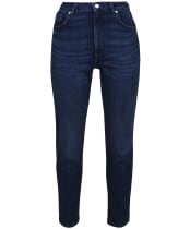 Women’s GANT Farla Crop Jeans - Dark Blue Worn In