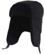 Men’s Barbour Morar Wax Trapper Hat - Black