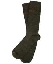 Harkila Pro Hunter 2.0 Short Socks - Willow Green / Shadow Brown