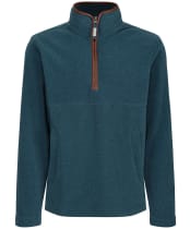 Men's Schoffel Berkeley 1/4 Zip Fleece - Dark Teal