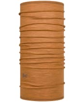 Buff Merino Lightweight Solid Necktube  - Mustard