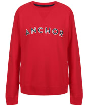 Women’s Crew Clothing Anchor Graphic Sweater - Red