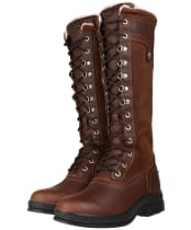 Women’s Ariat Wythburn Tall Waterproof Boots - Dark Brown