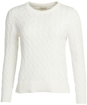 Women's Barbour Hampton Knit Sweater - New Off White
