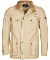 Men's Barbour International Summer Wash Duke Casual Jacket - Beige