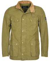 Men's Barbour International Summer Wash Duke Casual Jacket - Dusky Green