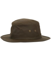 Men's Barbour Dawson Wax Safari Hat - Olive