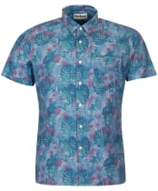 Men's Barbour Dunford S/S Summer Shirt - Chambray Blue