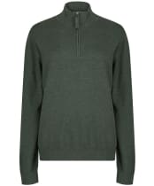 Women’s Schoffel Polperro Pima ¼ Zip - Country Green
