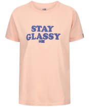 Women’s Salty Crew Stay Glassy Boyfriend Tee - Peached
