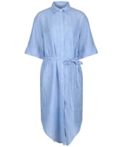 Women’s GANT Linen Chambray Shirt Dress - Silver Lake Blue