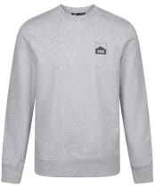 Men’s Helly Hansen Nord Graphic Crew Sweatshirt - Grey Melange