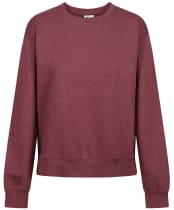 Women’s Tentree TreeFleece Boyfriend Crew Sweater - Crushed Berry 