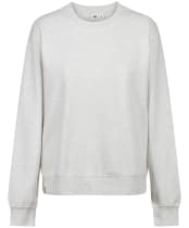 Women’s Tentree TreeFleece Boyfriend Crew Sweater - ELM WHITE HTHR