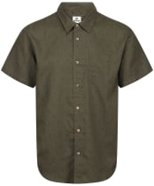 Men’s Tentree Small Tree Mancos Short Sleeve Shirt - Olive Night Green