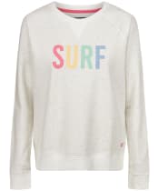 Women’s Crew Clothing Graphic Sweater - Multi Surf