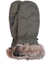 Women's Barbour Primrose Mitts - Olive
