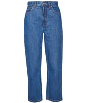 Women's Barbour Westbury Barrel Leg Jeans - Original Wash