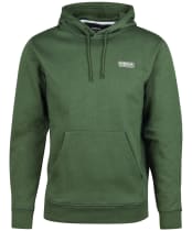 Men's Barbour International Small Logo Hoodie - KOMBU GREEN