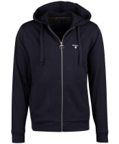 Men's Barbour Wallington Zip Hoodie - Navy
