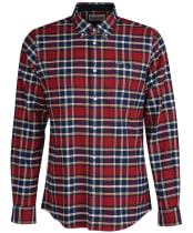 Men’s Barbour Betsom Tailored Shirt - Dark Red
