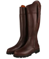 Women's Fairfax & Favor Explorer Waterproof Boots - Mahogany Leather